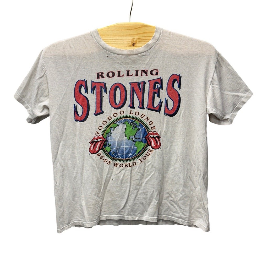 Vintage Rolling Stones Voodoo Lounge 94-95 World Tour Shirt XL Brockum USA Made